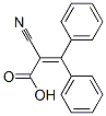 2-Cyano-3，3-diphenylacrylic acid Chemische Struktur