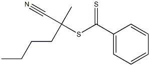 2-Cyano-2-hexylbenzodithiolate Chemische Struktur