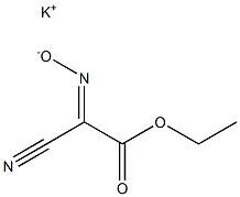 2-Cyano-2-(hydroxyimino)acetic Acid Ethyl Ester Potassium Salt Chemical Structure