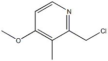 2-Chloromethyl-4-methoxy-3-methylpyridine 化学構造