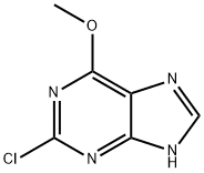 2-Chloro-6-methoxypurine Chemische Struktur