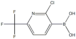 2-Chloro-6-(trifluoromethyl)pyridine-3-boronic Acid التركيب الكيميائي