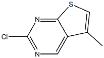 2-Chloro-5-methylthieno[2，3-d]pyrimidine Chemical Structure