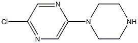 2-Chloro-5-(1-piperazinyl)pyrazine Chemische Struktur