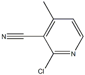 2-Chloro-4-methylpyridine-3-carbonitrile Chemische Struktur