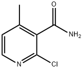 2-Chloro-4-methylnicotinamide 化学構造