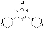 2-Chloro-4，6-dimorpholino-1，3，5-triazine Chemical Structure