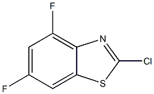 2-Chloro-4，6-difluorobenzothiazole Chemical Structure