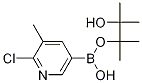 2-Chloro-3-methylpyridine-5-boronic Acid Pinacol Ester Chemical Structure