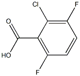 2-Chloro-3，6-Difluorobenzoic Acid Chemical Structure