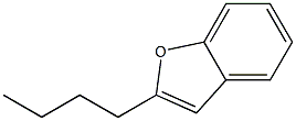 2-Butylbenzofuran Chemische Struktur