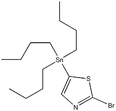 2-bromo-5-(tributylstannyl)thiazole Chemical Structure