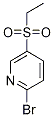 2-Bromo-5-(ethylsulfonyl)pyridine التركيب الكيميائي