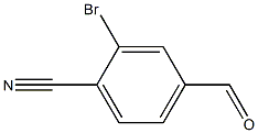 2-Bromo-4-formylbenzonitrile Chemische Struktur