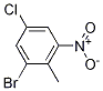 2-Bromo-4-chloro-6-nitrotoluene Chemical Structure