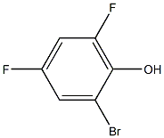 2-Bromo-4，6-difluorophenol Chemical Structure