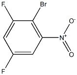 2-Bromo-3，5-Difluoronitrobenzene التركيب الكيميائي