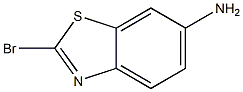 2-Bromo-1，3-benzothiazol-6-amine 化学構造