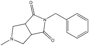 2-Benzyl-5-methyltetrahydropyrrolo[3，4-c]pyrrole-1，3-dione Chemical Structure