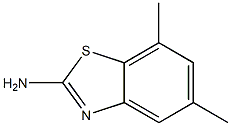 2-Benzothiazolamine，5，7-dimethyl-(9CI) Chemical Structure