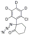 2-Azido-2-(6-chlorophenyl)cyclohexanone-d4 Chemical Structure