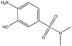 2-Aminophenol-5-(N，N-Dimethyl)Sulfonamide 化学構造