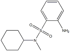 2-Amino-N-cyclohexyl-N-methylbenzenesulfonamide Chemical Structure