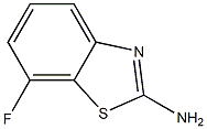 2-amino-7-fluoro-1，3-benzothiazole 化学構造