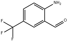 2-Amino-5-(trifluoromethyl)benzaldehyde التركيب الكيميائي