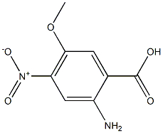 2-Amino-4-nitro-5-methoxybenzoic Acid Chemical Structure