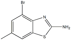 2-Amino-4-bromo-6-methylbenzothiazole Chemische Struktur