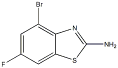 2-Amino-4-bromo-6-fluorobenzothiazole Chemical Structure