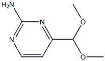 2-Amino-4-(dimethoxymethyl)pyrimidine 化学構造