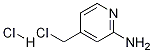 2-Amino-4-(chloromethyl)pyridine Hydrochloride Chemical Structure