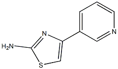 2-Amino-4-(3-pyridyl)thiazole Chemische Struktur