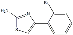 2-Amino-4-(2-bromophenyl)thiazole Chemical Structure