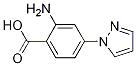 2-Amino-4-(1-pyrazolyl)benzoic Acid Chemische Struktur