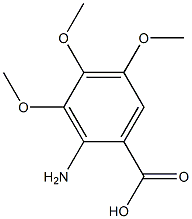 2-Amino-3，4，5-trimethoxybenzoic Acid 化学構造