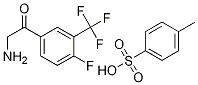 2-Amino-1-[4-fluoro-3-(trifluoromethyl)phenyl]ethanone p-Toluenesulfonate Salt التركيب الكيميائي