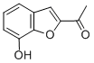 2-Acetyl-7-hydroxybenzofuran Chemical Structure