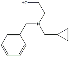 2-[Benzyl(cyclopropylmethyl)amino]ethanol Chemical Structure