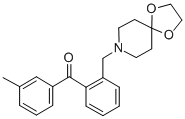 2-[8-(1，4-dioxa-8-azaspiro[4.5]decyl)methyl]-3'-methyl benzophenone Chemical Structure