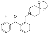 2-[8-(1，4-dioxa-8-azaspiro[4.5]decyl)methyl]-2'-fluorobenzophenone Chemical Structure