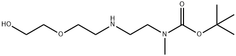 2-[2-[[2-[Boc(methyl)amino]ethyl]amino]ethoxy]ethanol Chemische Struktur