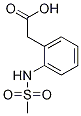 2-[2-(Methylsulfonamido)phenyl]acetic Acid التركيب الكيميائي