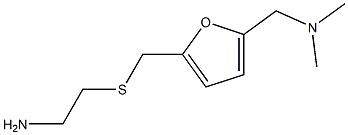 2-[[[5-[(Dimethylamino)methyl]-2-furyl]methyl]thio]ethylamine Chemical Structure