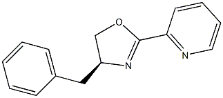 2-[(4S)-4，5-Dihydro-4-(phenylmethyl)-2-oxazolyl]pyridine Chemische Struktur