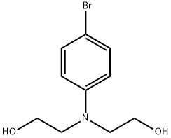 2-[(4-bromophenyl)(2-hydroxyethyl)amino]ethan-1-ol Chemische Struktur