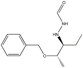 2-[(1S，2S)-1-Ethyl-2-(phenylmethoxy)propyl]hydrazinecarboxaldehyde Chemical Structure