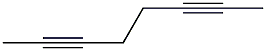 2，6-Octadiyne Chemical Structure